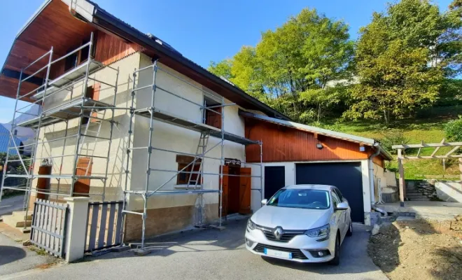 protection facade, chambery, artisan renovation peinture 2000