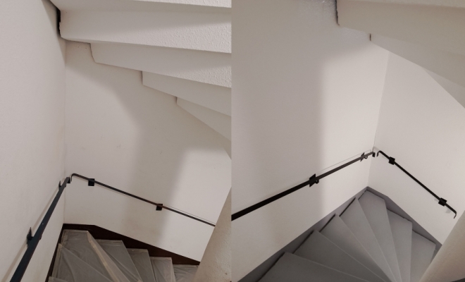 Renovation-montée-d'escalier-résidence-Bourg-Saint-Maurice-entreprise-peinture-chambéry-artisan-renovation-peinture-2000