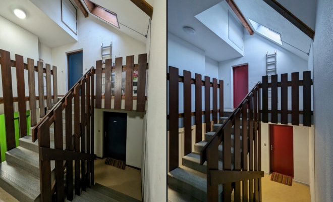 Rénovation-peinture-montée-escalier-Cognin